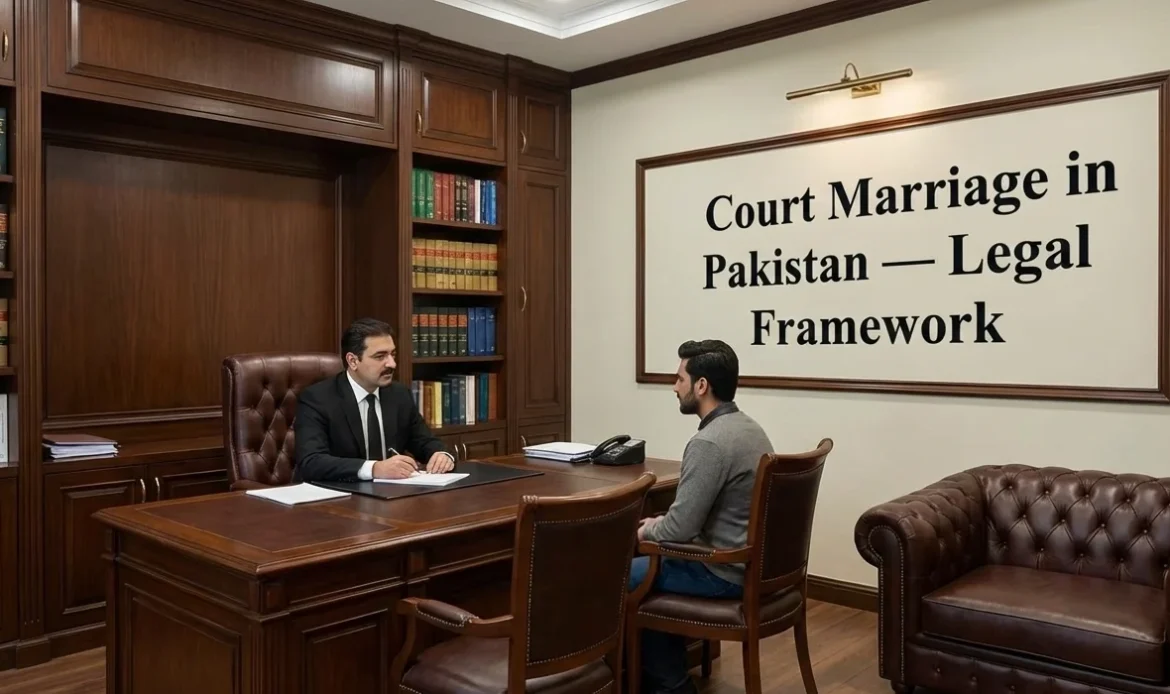 court marriage requirements Pakistan